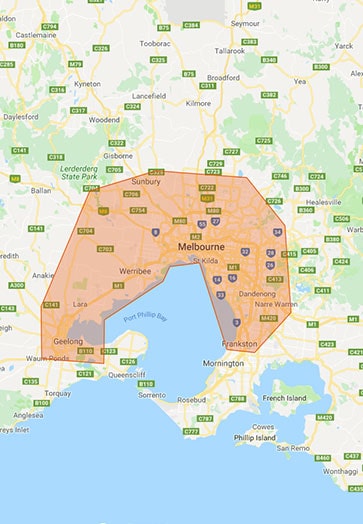 Melbourne Map